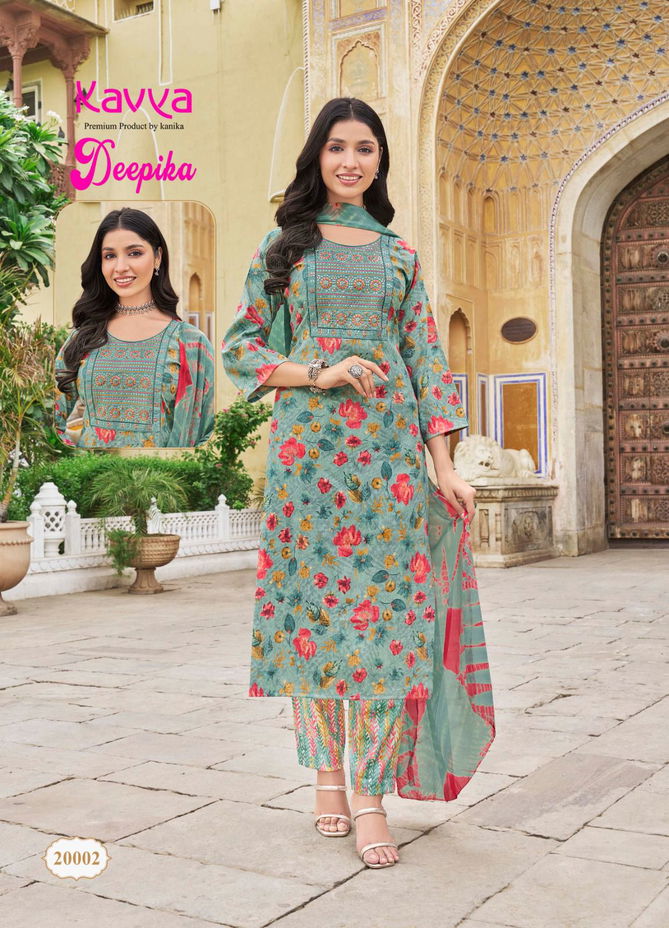 Deepika Vol 20 By Kavya Capsule Printed Kurti With Bottom Dupatta Wholesale Shop In Surat
